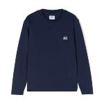 CP COMPANY UNDERSIXTEEN - Tee shirt manches longues bleu 