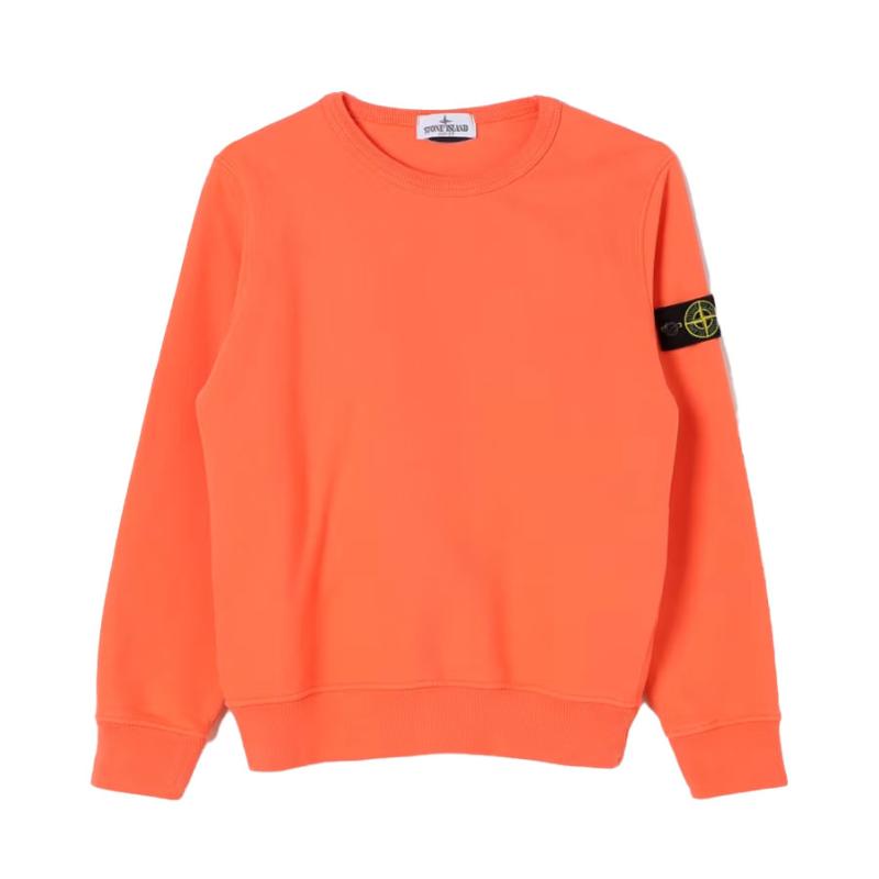 STONE ISLAND JUNIOR - Sweat orange