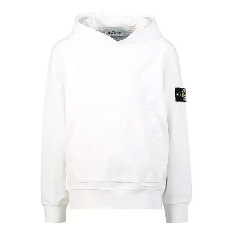 STONE ISLAND - Hoodie blanc