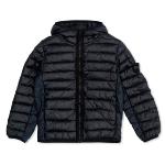 STONE ISLAND JUNIOR - Doudoune fine noire