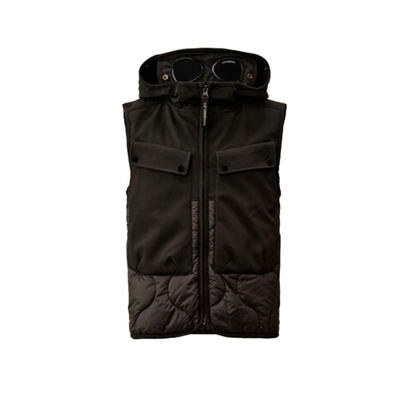 CP COMPANY UNDERSIXTEEN - Veste sans manches goggle noir