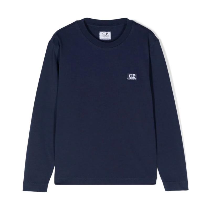 CP COMPANY UNDERSIXTEEN - Tee shirt manches longues bleu 