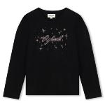 SONIA RYKIEL - Tee shirt fantaisie noir -  SOLDES