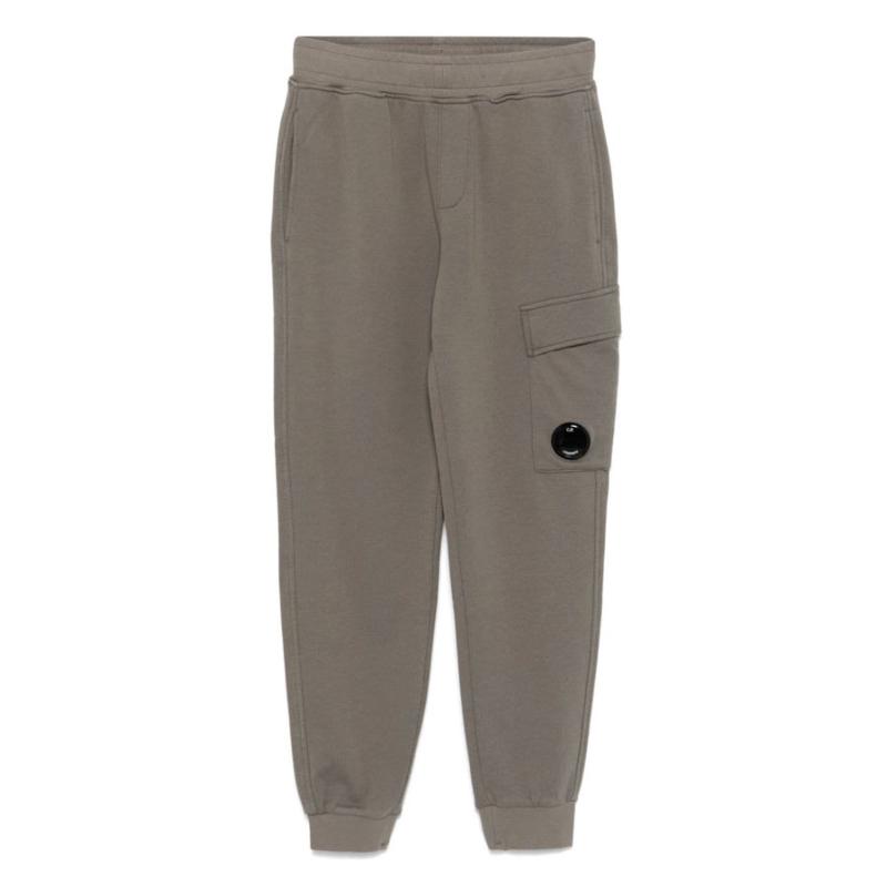 CP COMPANY UNDERSIXTEEN - Pantalon en molleton noisette