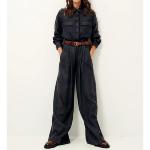 SESSUN - Pantalon large Rinim denim 