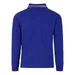 STONE ISLAND JUNIOR - Polo manches longues bleu -  SOLDES