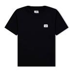 CP COMPANY UNDERSIXTEEN - Tee shirt logo patch noir 