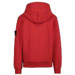 STONE ISLAND - Hoodie rouge 