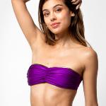 BELIZA - Bandeau réversible Julie purple 