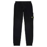 STONE ISLAND JUNIOR - Pantalon en molleton noir