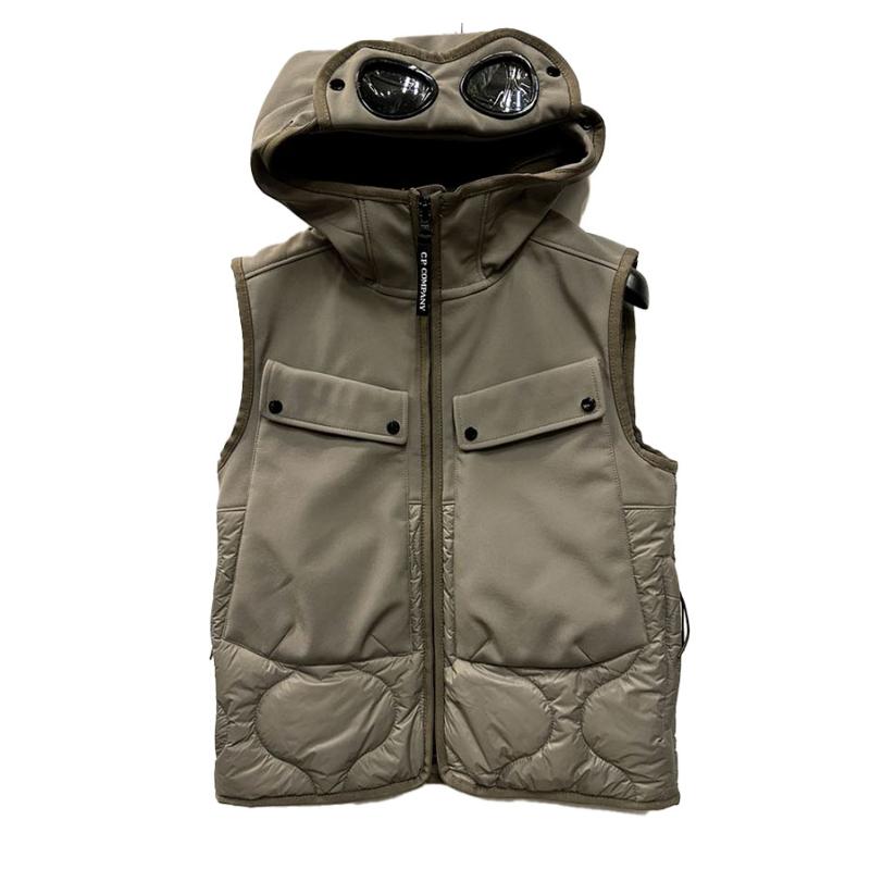 CP COMPANY UNDERSIXTEEN - Veste sans manches goggle noisette